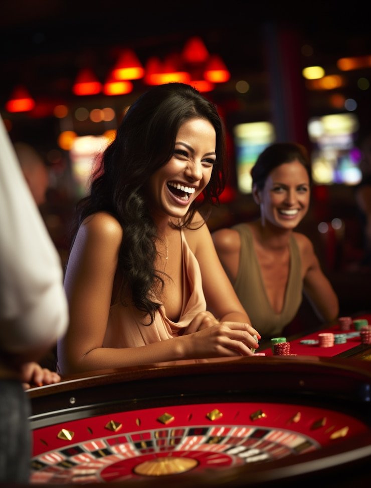 Slot game interface showing reels and bet panel